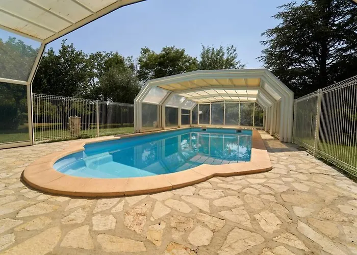 Villa Au Calme Jardin Et Piscine Couverte En Hiver
